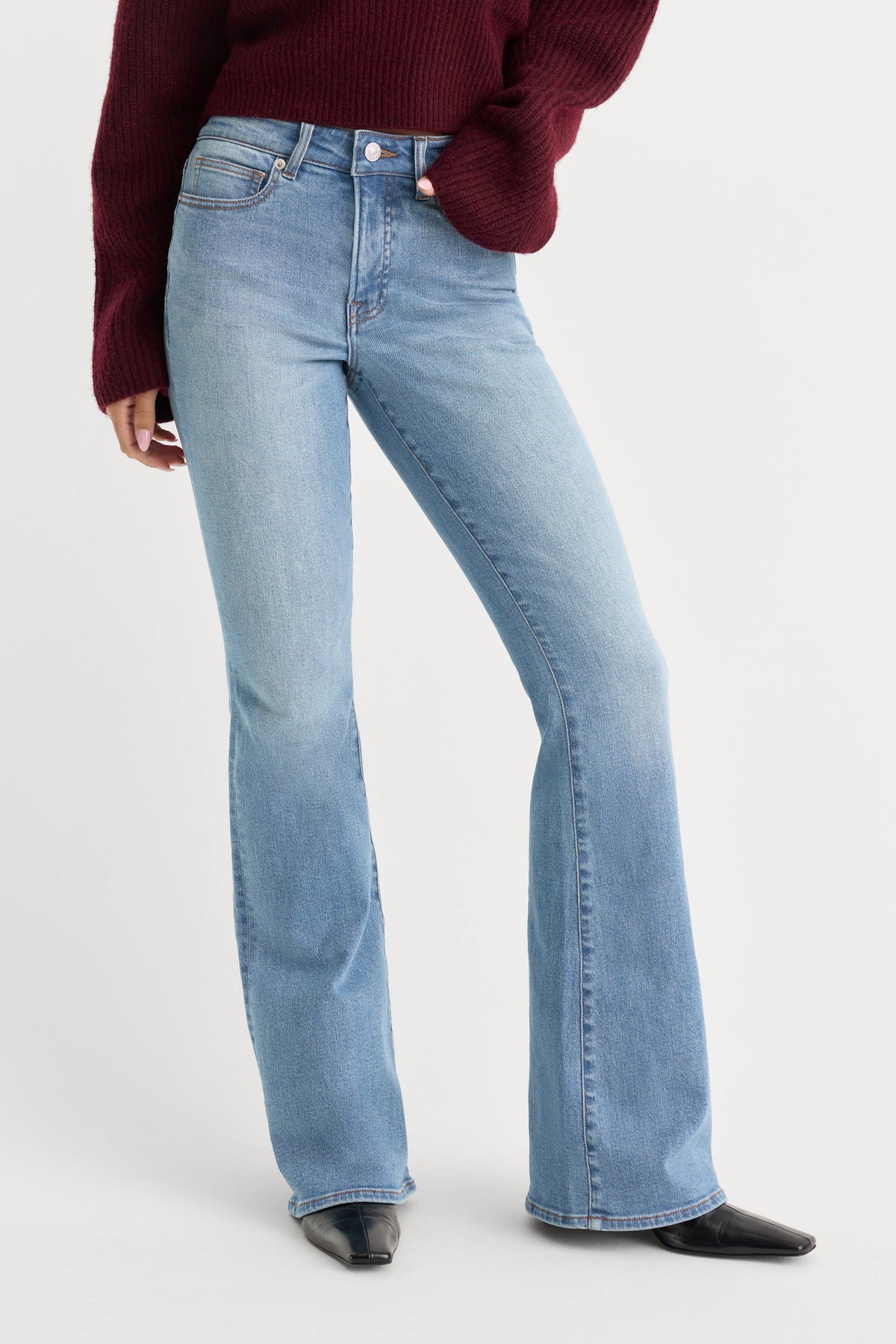 Premium GOOD LEGS FLARE JEANS INDIGO1290