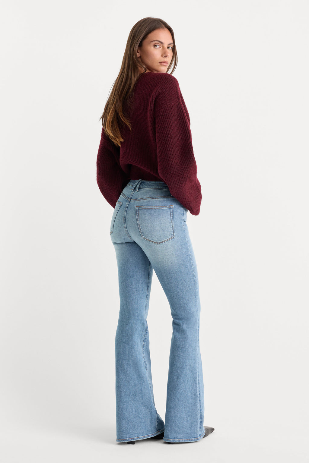 Premium GOOD LEGS FLARE JEANS INDIGO1290
