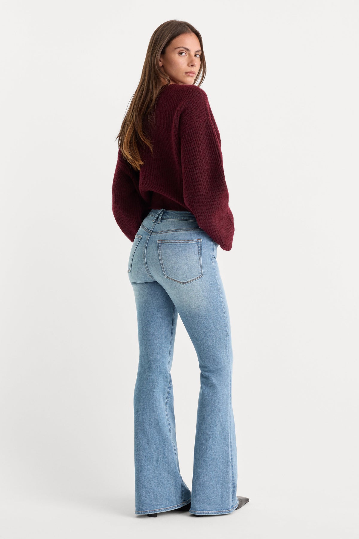 Premium GOOD LEGS FLARE JEANS INDIGO1290