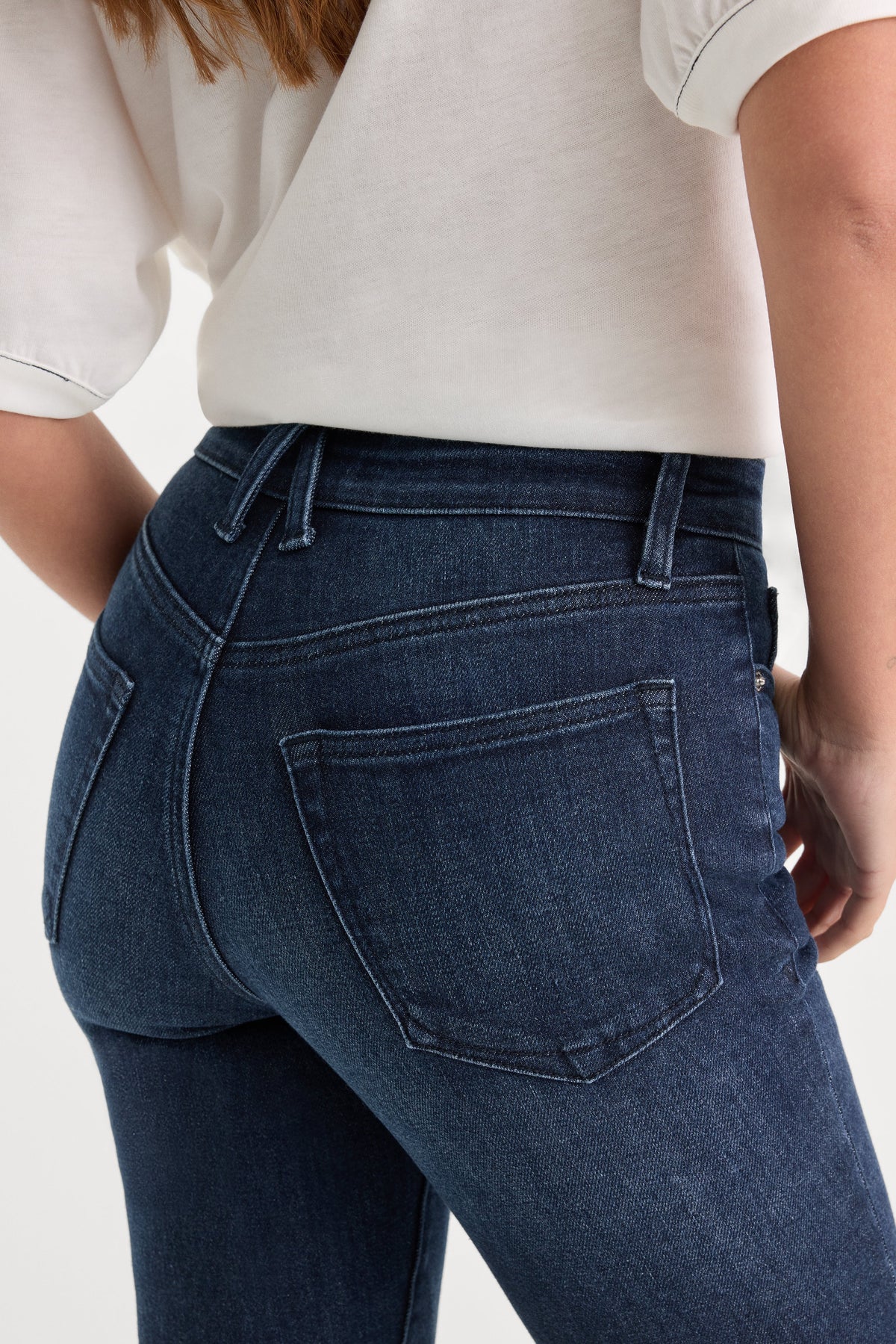 Premium GOOD PETITE STRAIGHT JEANS ATLAS BLUE