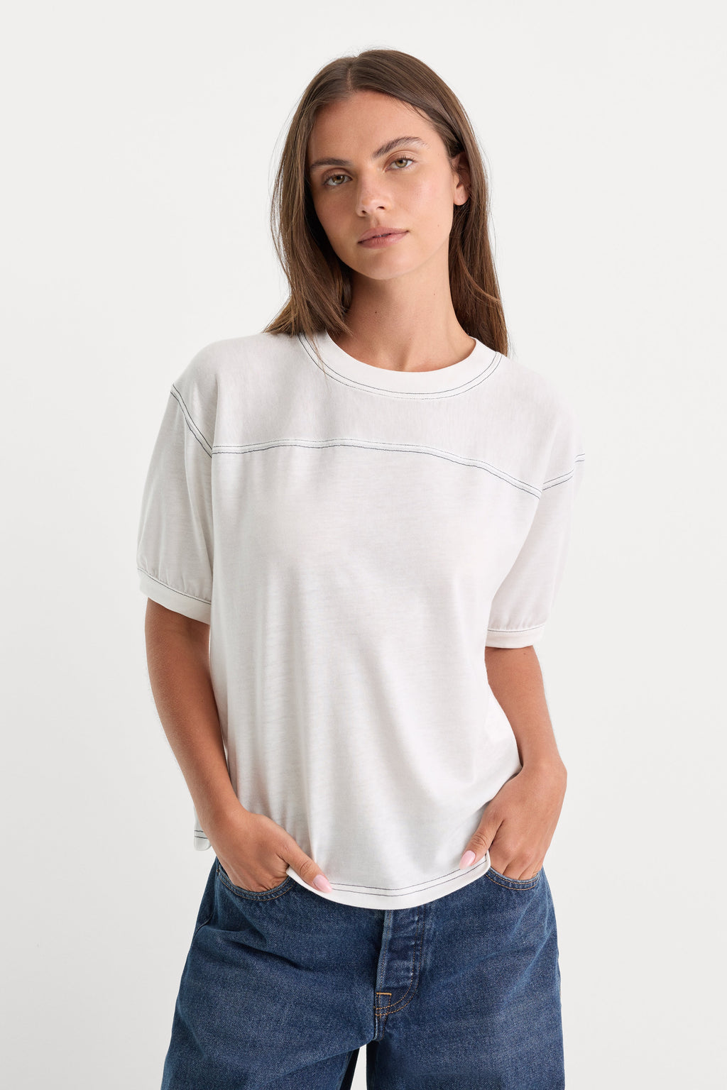 Premium THE GYM TEE CHALK