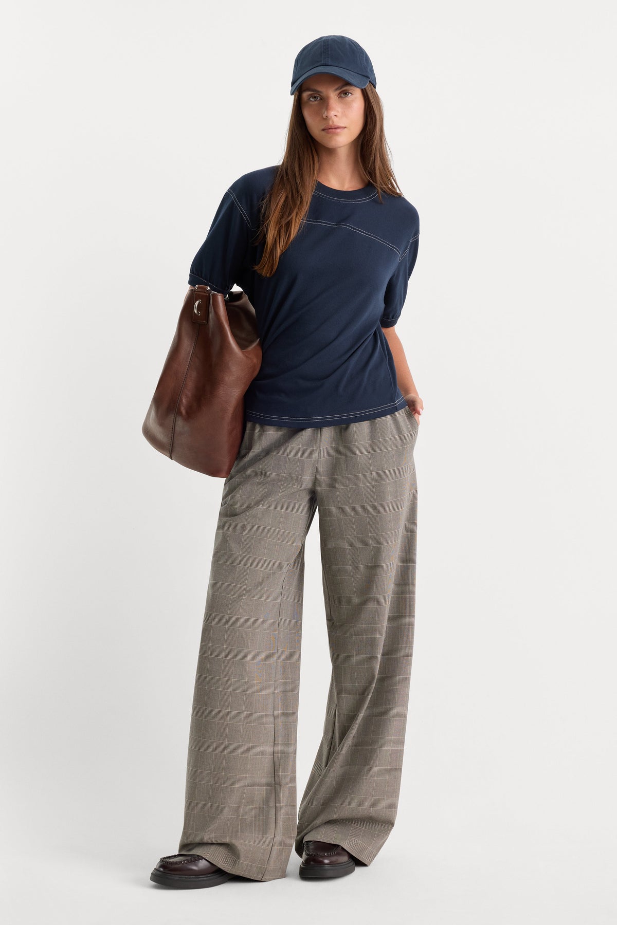 Premium THE PLAID PULL ON TROUSER MINI PLAID