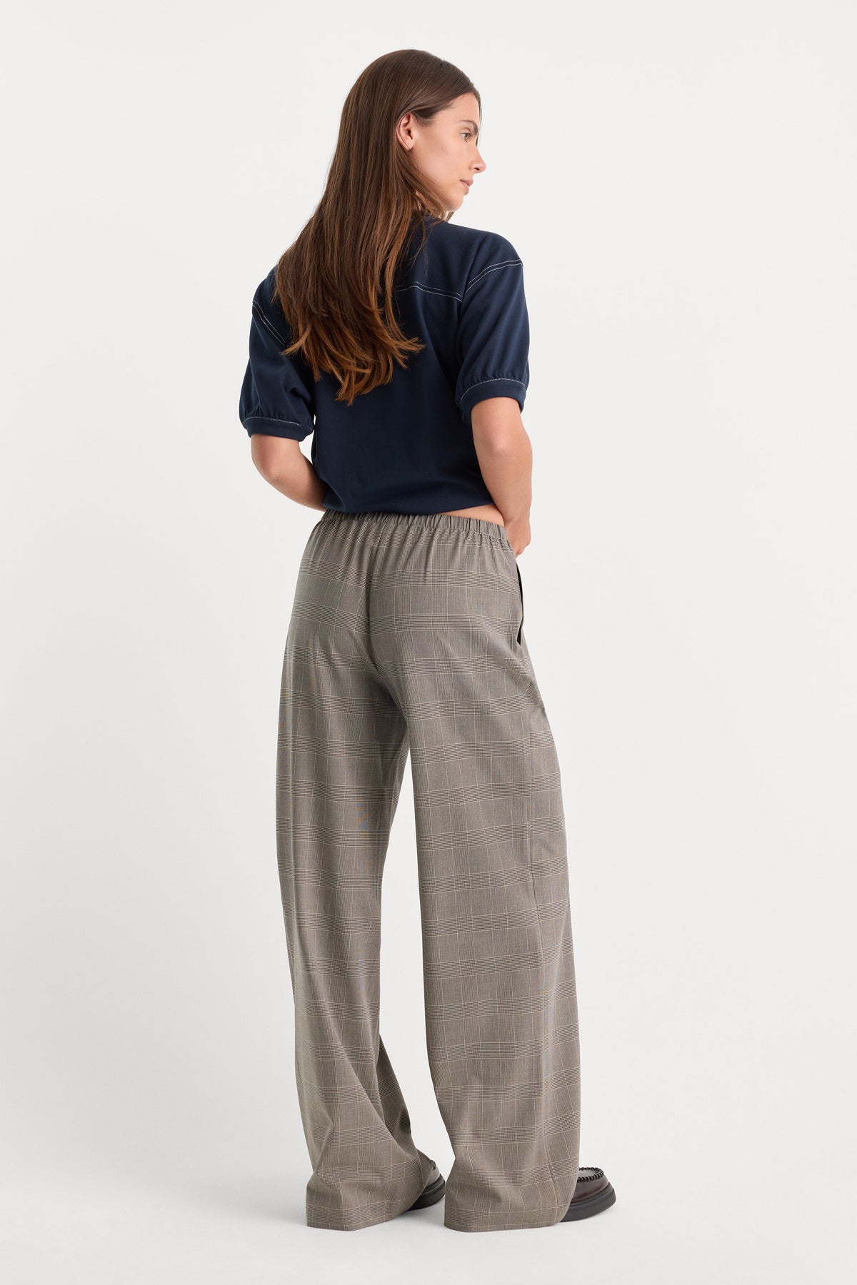 Premium THE PLAID PULL ON TROUSER MINI PLAID