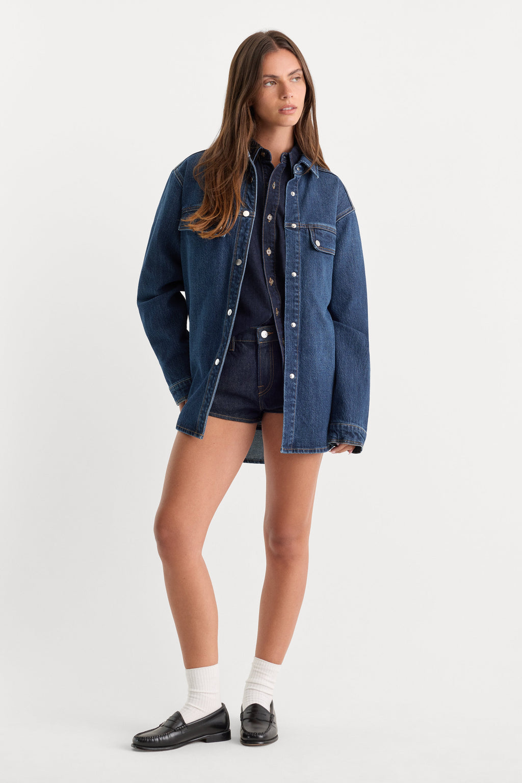 Premium THE DENIM OVERSHIRT BOUNCE
