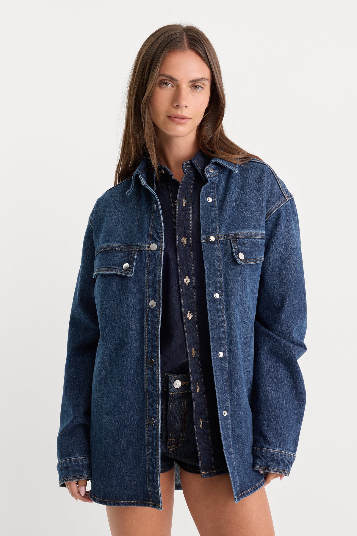 Premium THE DENIM OVERSHIRT BOUNCE