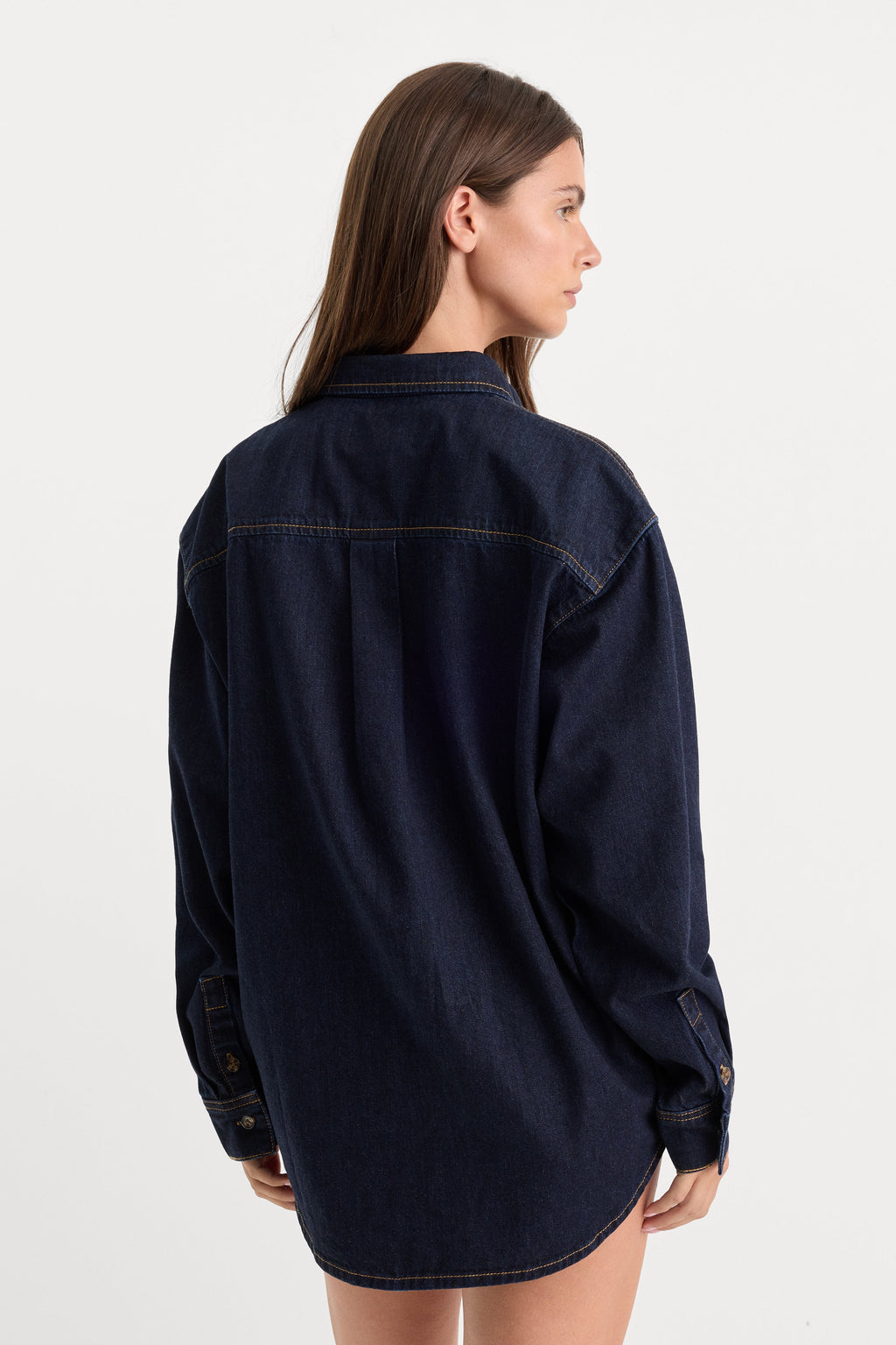 Premium THE DENIM EASY SHIRT INDIGO1389