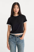 Premium THE LAYERED TEE BLACK
