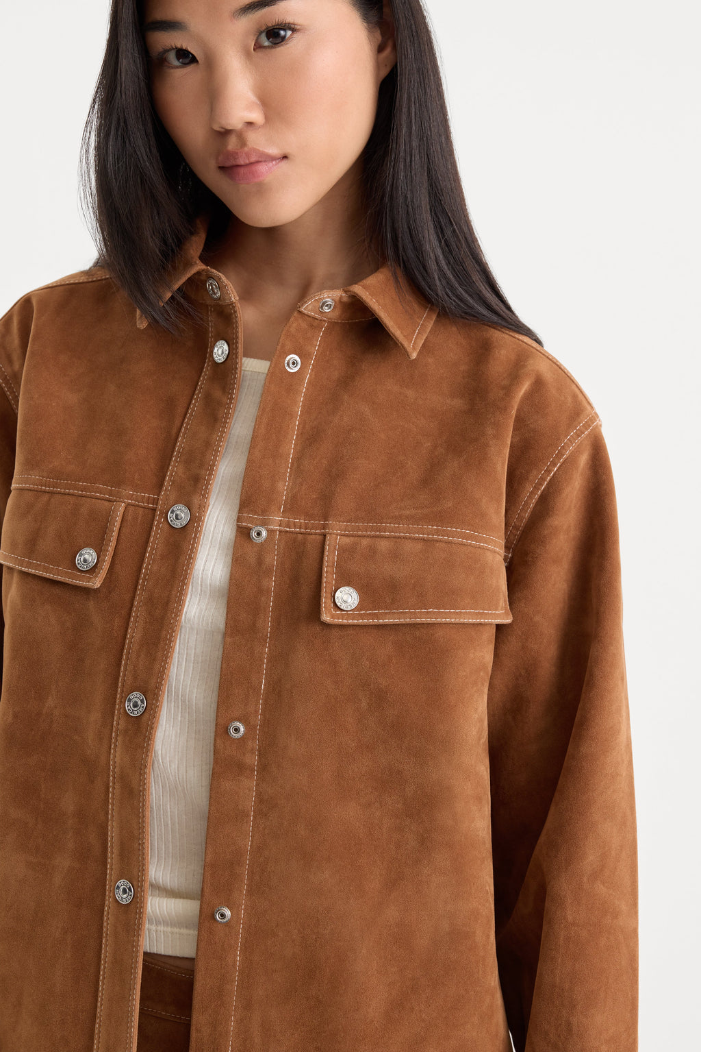 Premium THE BETTER THAN SUEDE OVERSHIRT CAFE CLAY
