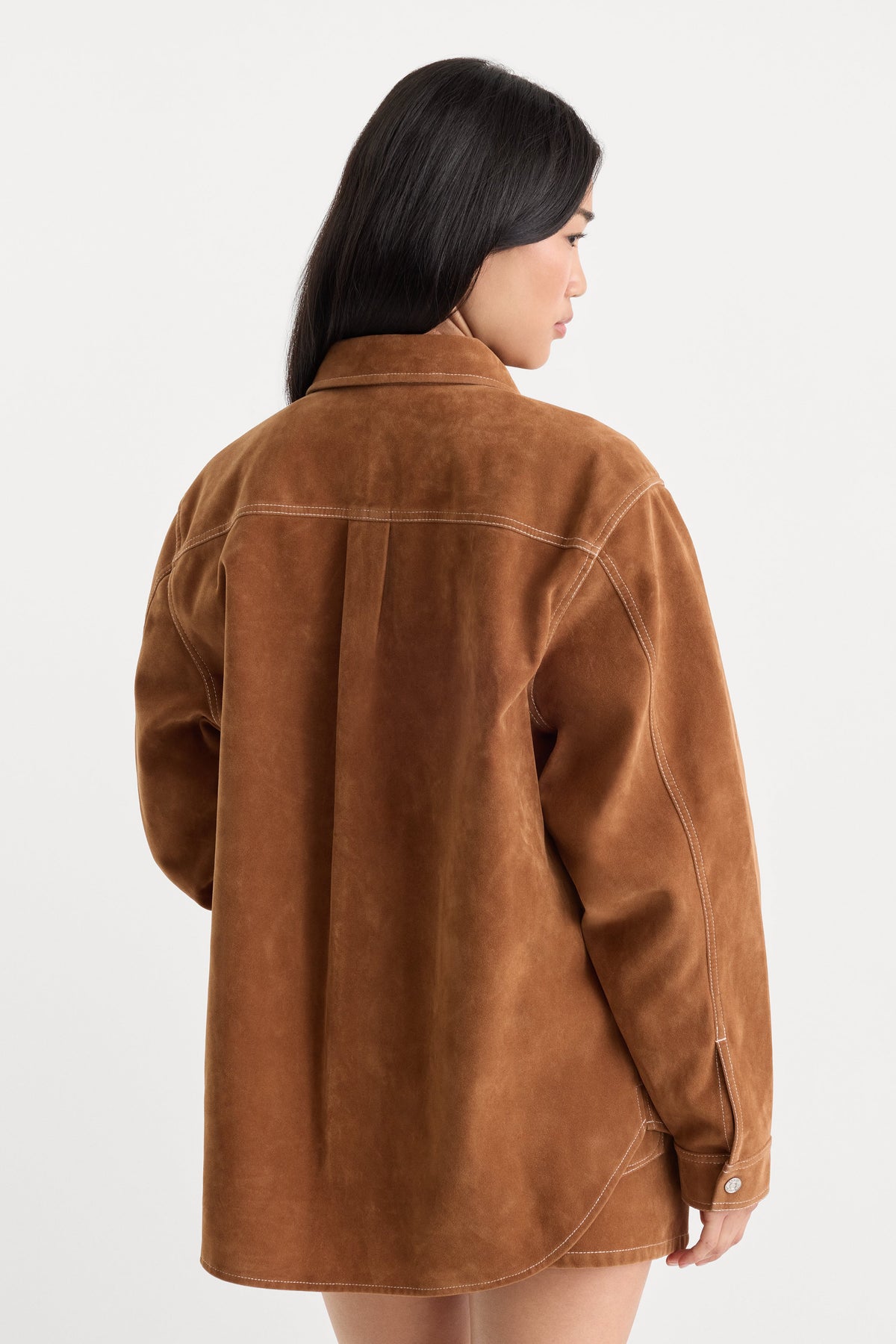 Premium THE BETTER THAN SUEDE OVERSHIRT CAFE CLAY