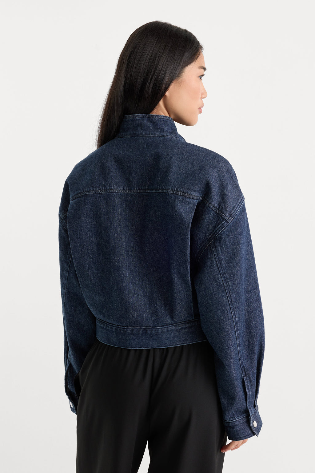 Premium THE DENIM BOMBER JACKET QUIRKY
