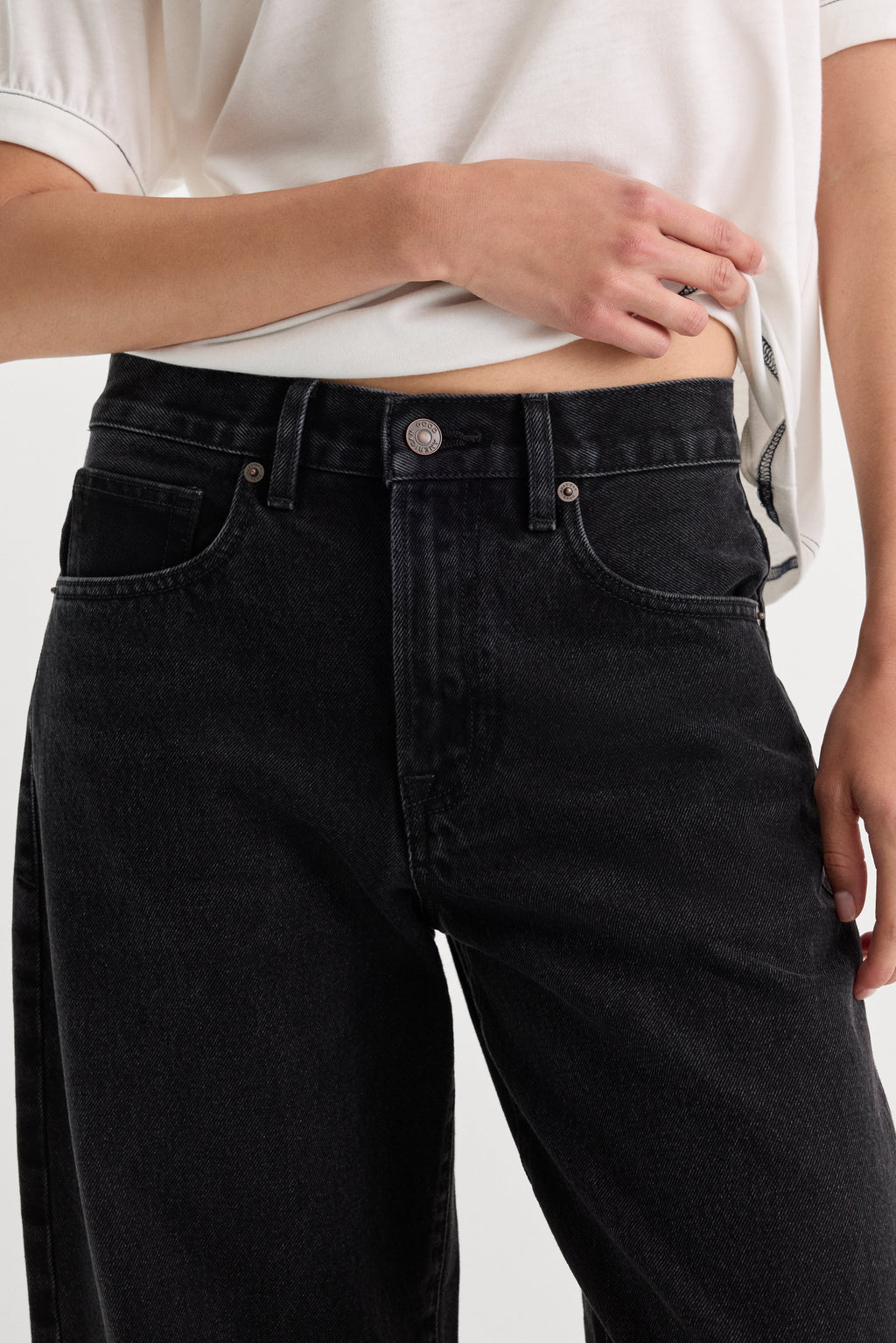 Premium VINTAGE BARREL ANKLE JEANS FLAT TYRE