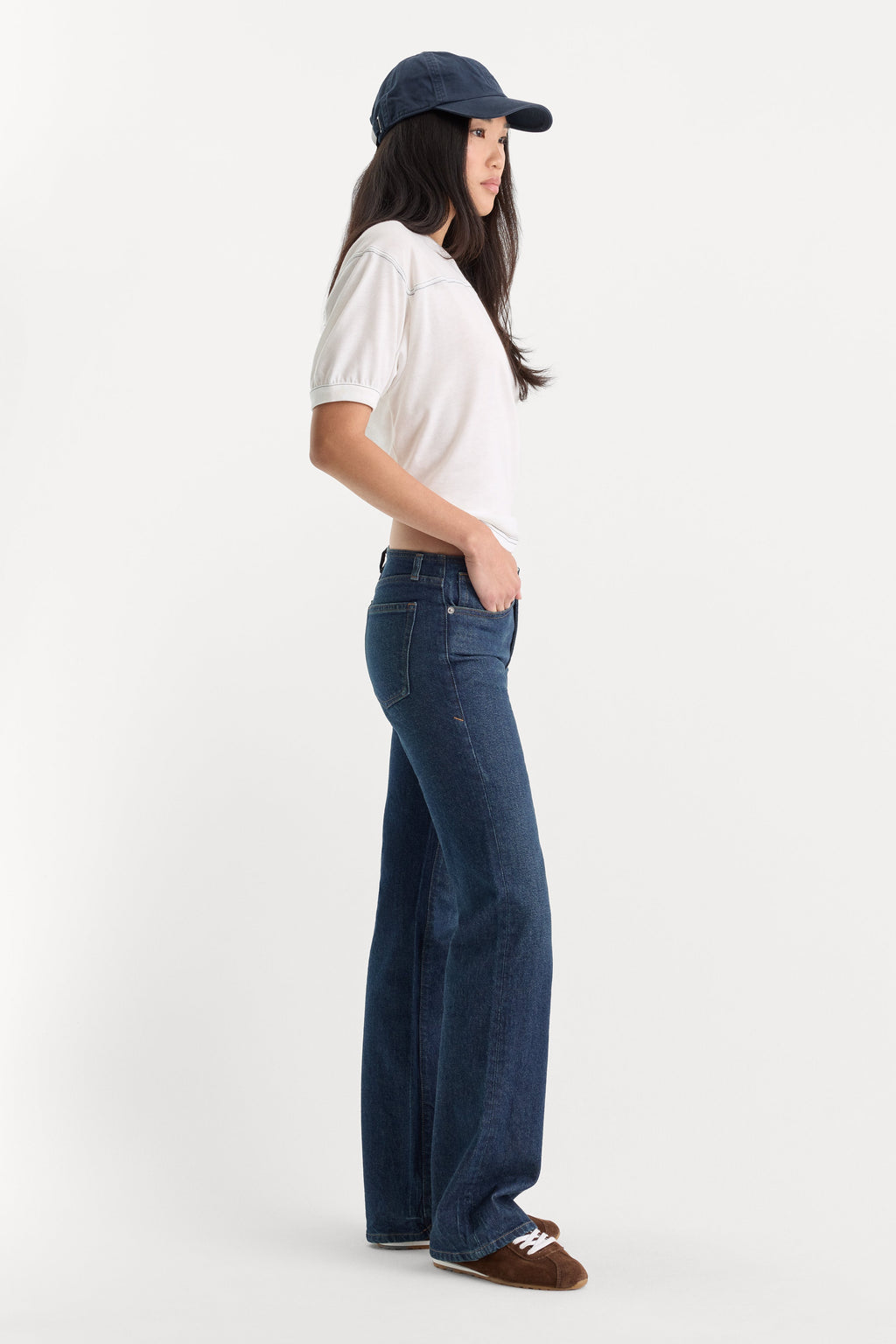 Premium GHOST WAIST LOW RISE BOOTCUT JEANS QUIRK