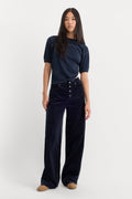 Premium VINTAGE WIDE CORDUROY PANT NEW NAVY002