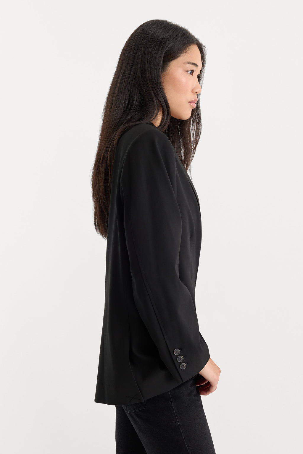 Premium THE OVERSIZED BLAZER BLACK001