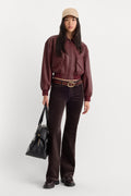 Premium GOOD LOW RISE BOOTCUT CORDUROY PANT ESPRESSO