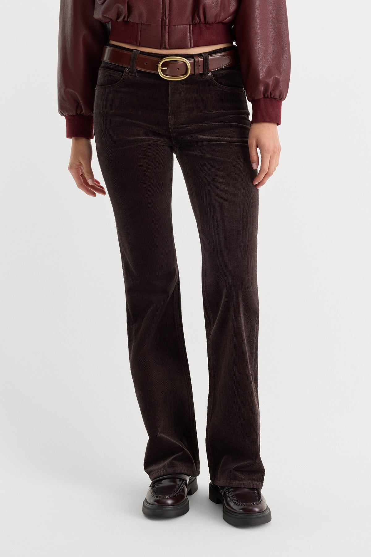 Premium GOOD LOW RISE BOOTCUT CORDUROY PANT ESPRESSO