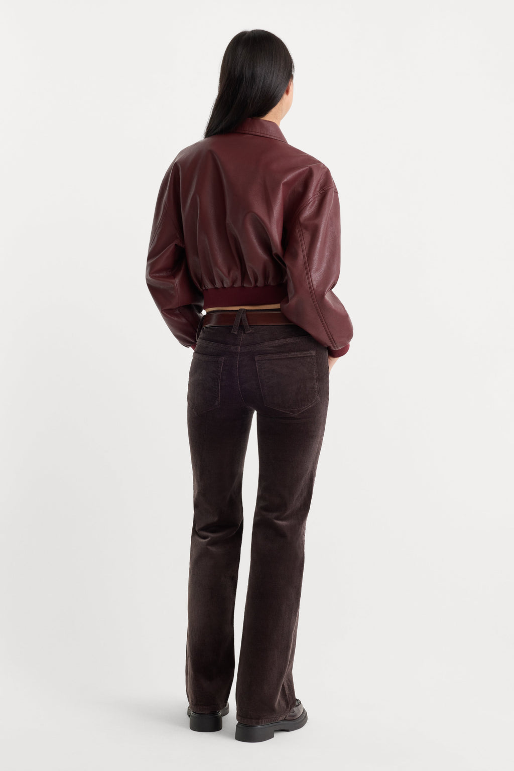 Premium GOOD LOW RISE BOOTCUT CORDUROY PANT ESPRESSO