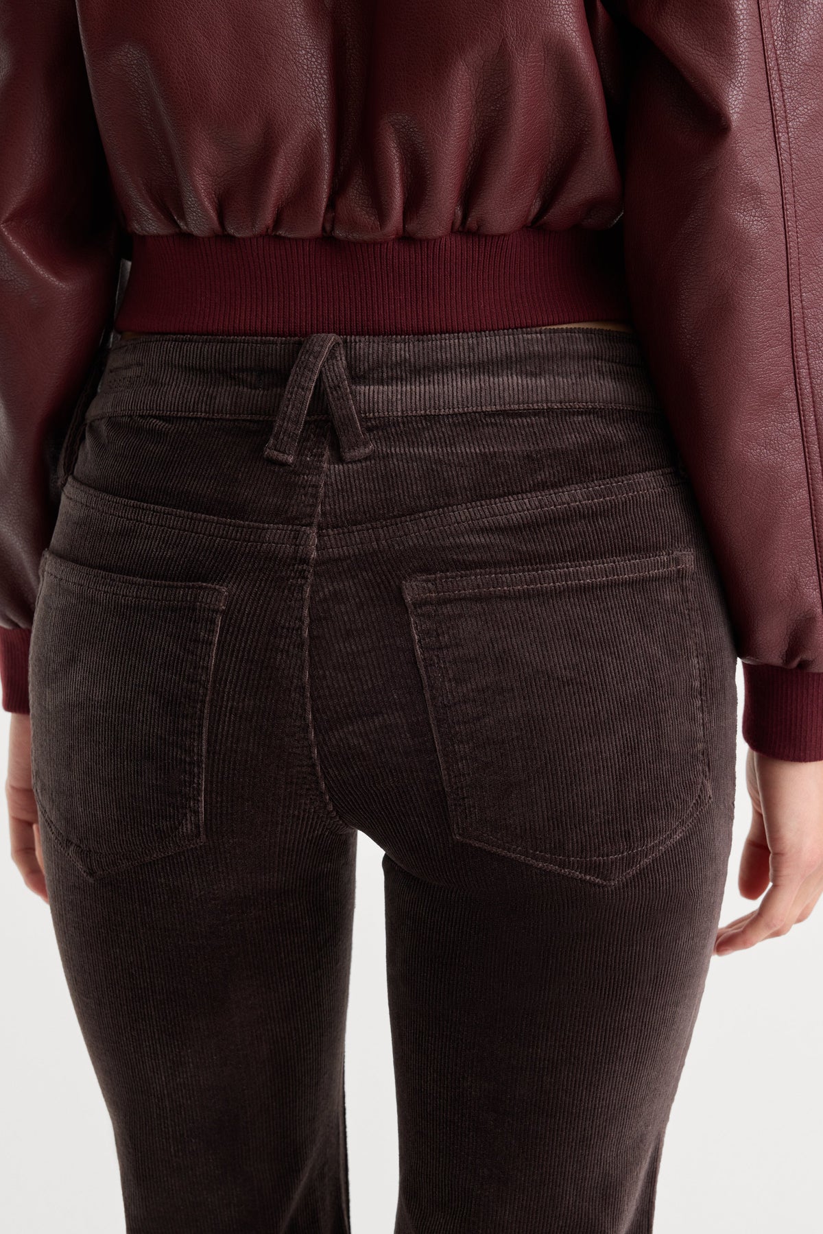 Premium GOOD LOW RISE BOOTCUT CORDUROY PANT ESPRESSO