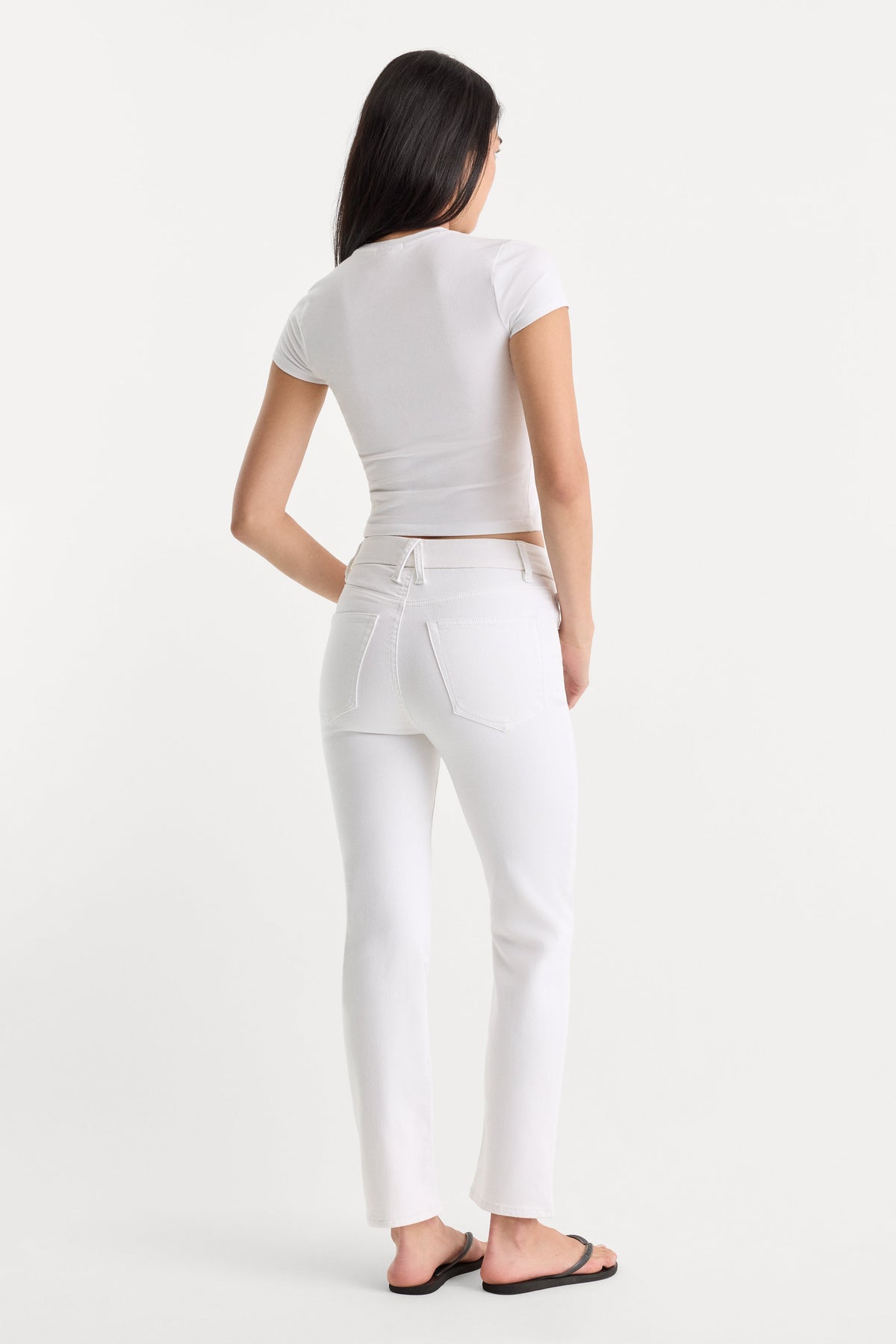 Premium ALWAYS FITS GOOD LEGS STRAIGHT JEANS WHITE001