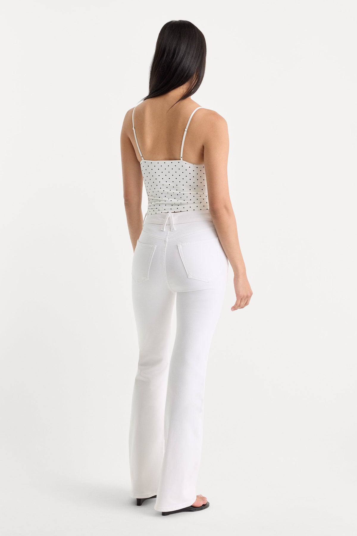 Premium ALWAYS FITS GOOD CLASSIC BOOTCUT JEANS WHITE