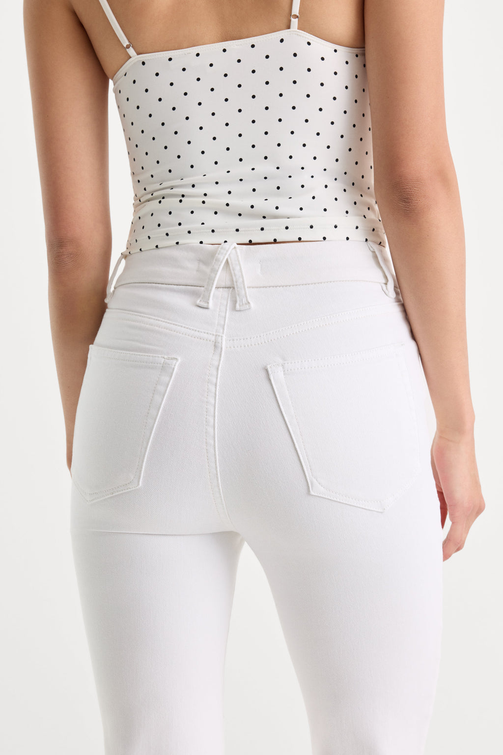 Premium ALWAYS FITS GOOD CLASSIC BOOTCUT JEANS WHITE
