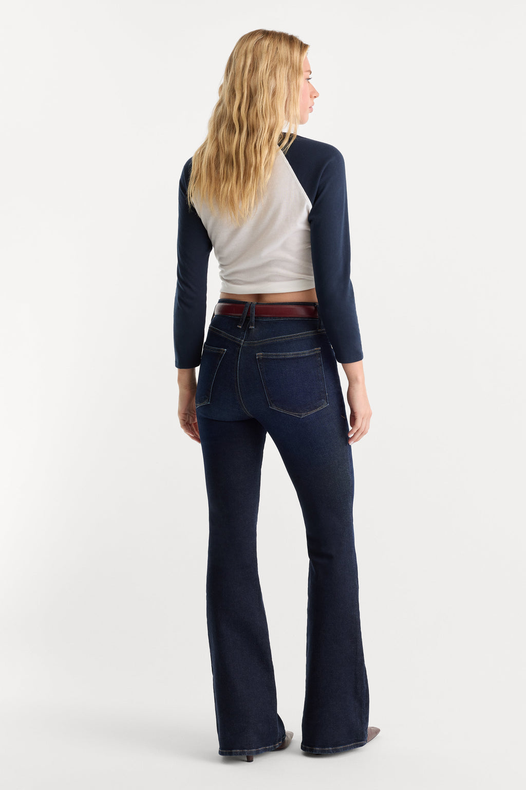 Premium GOOD LEGS FLARE JEANS INDIGO1308
