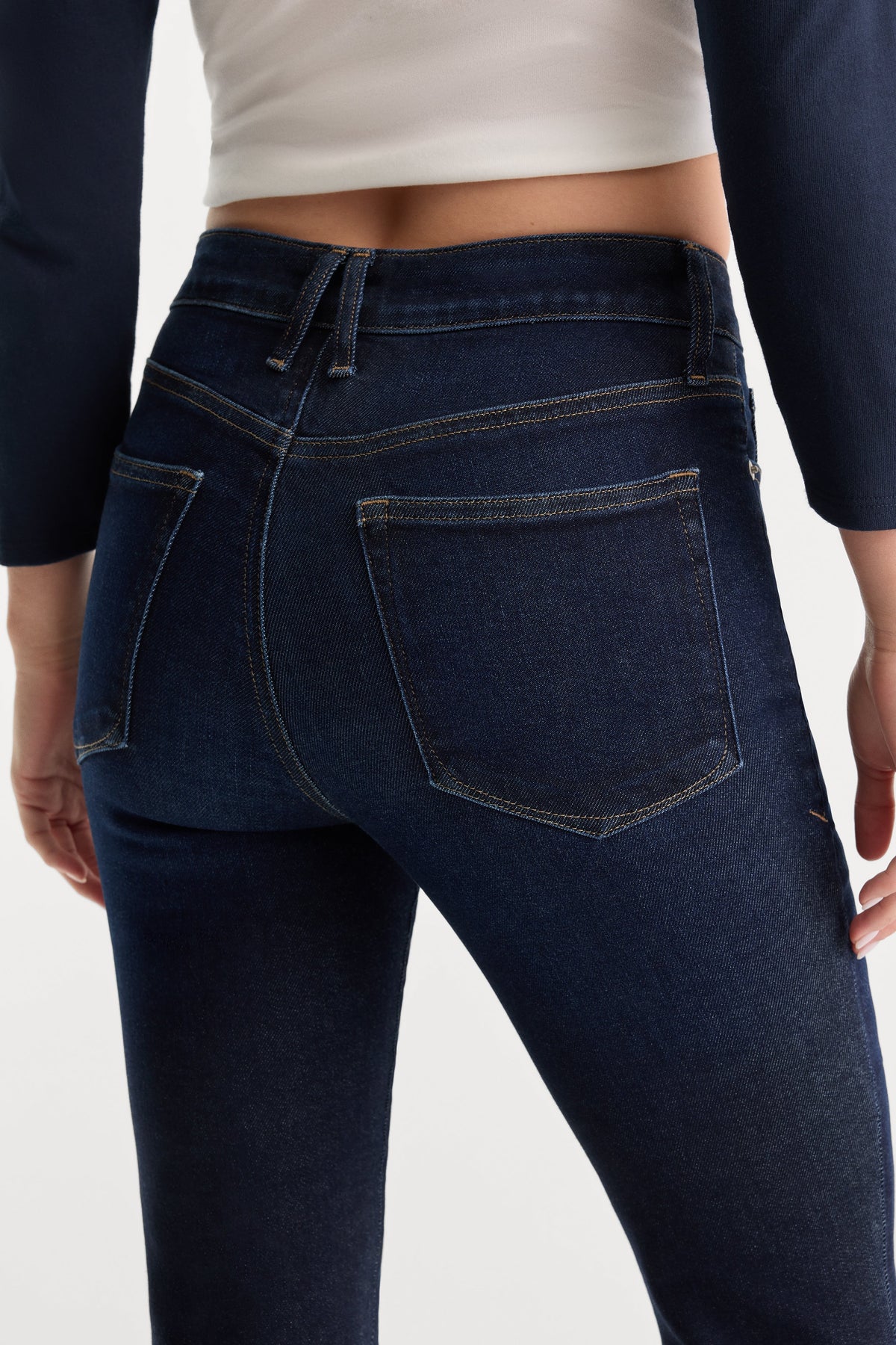 Premium GOOD LEGS FLARE JEANS INDIGO1308
