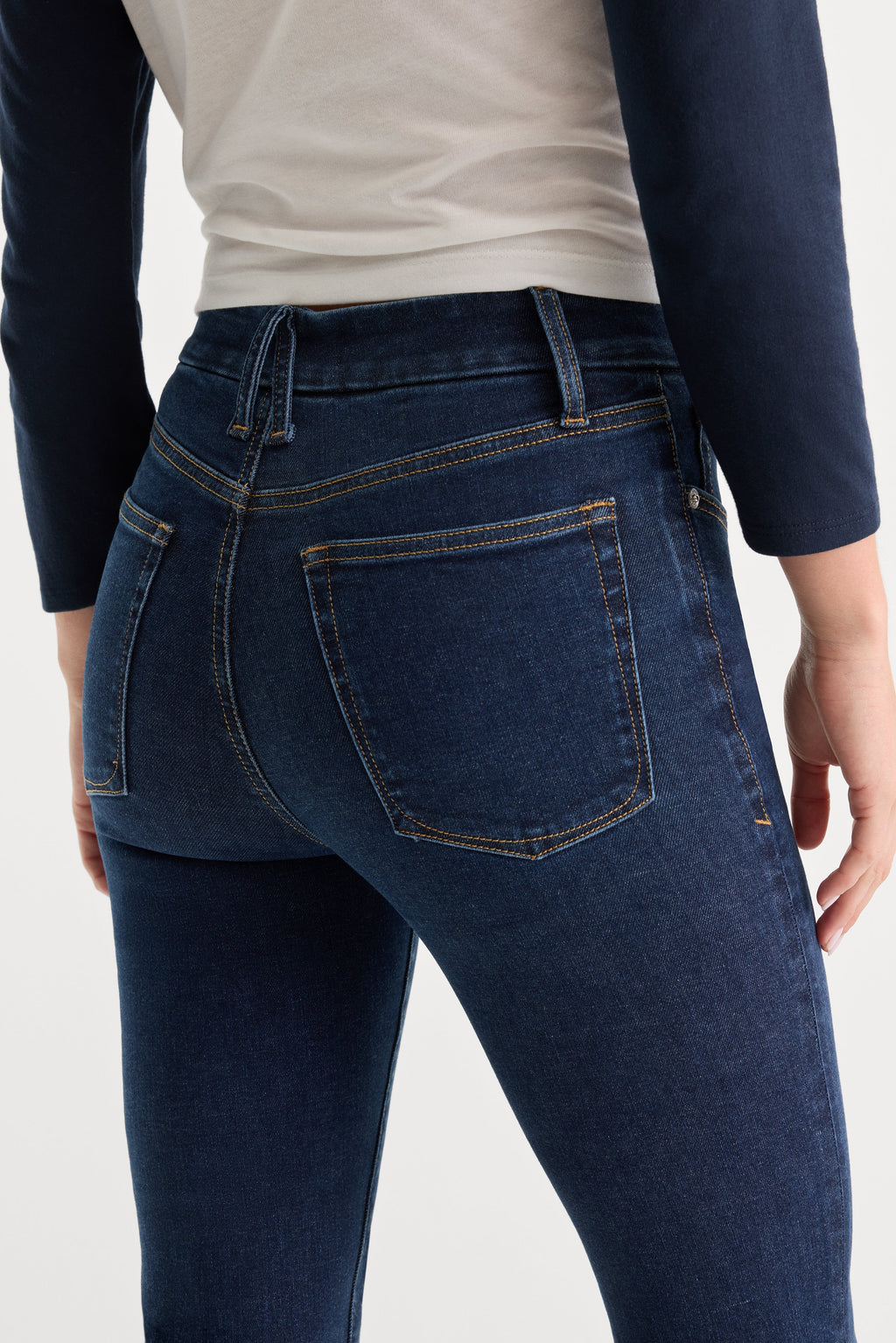 Premium ALWAYS FITS GOOD LEGS FLARE JEANS LONG INDIGO1317