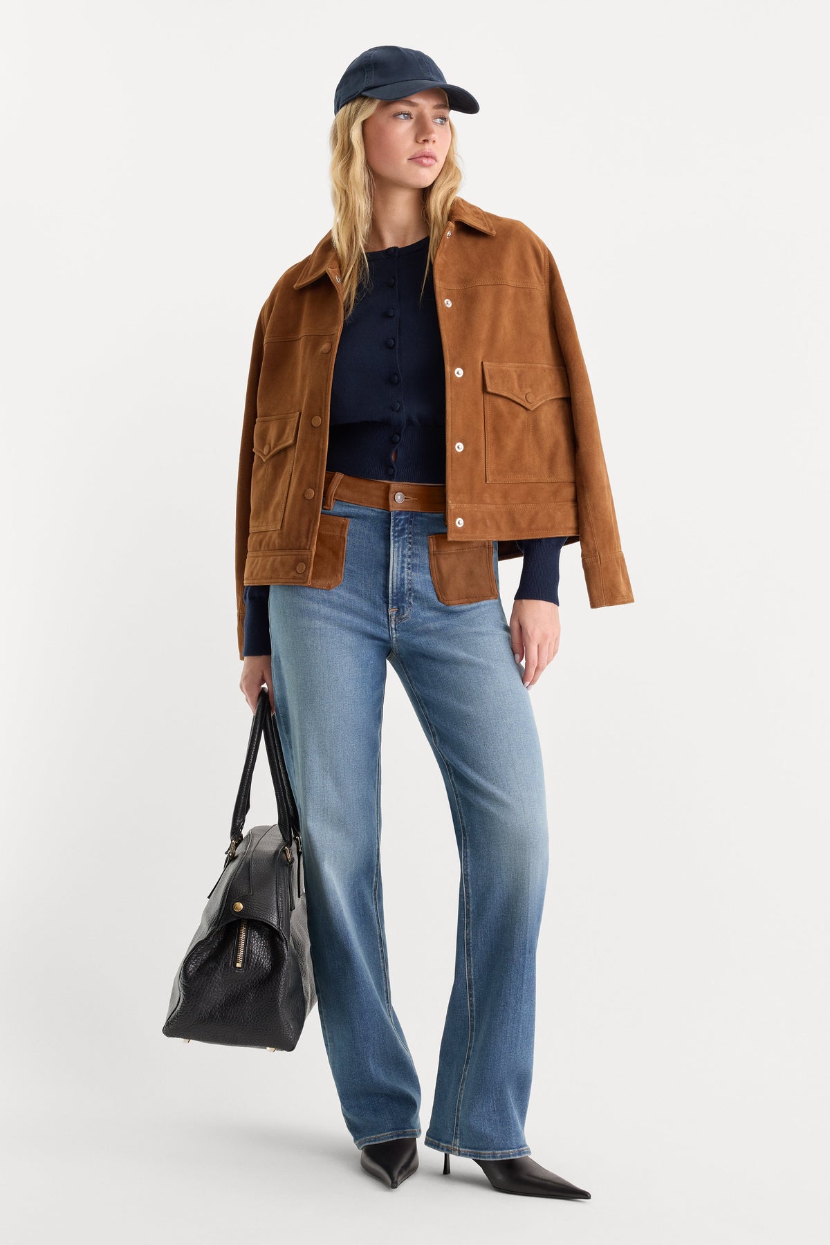 Premium GOOD PETITE TRUE STRAIGHT JEANS CREST