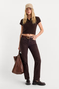 Premium VINTAGE STRAIGHT JEANS ESPRESSO