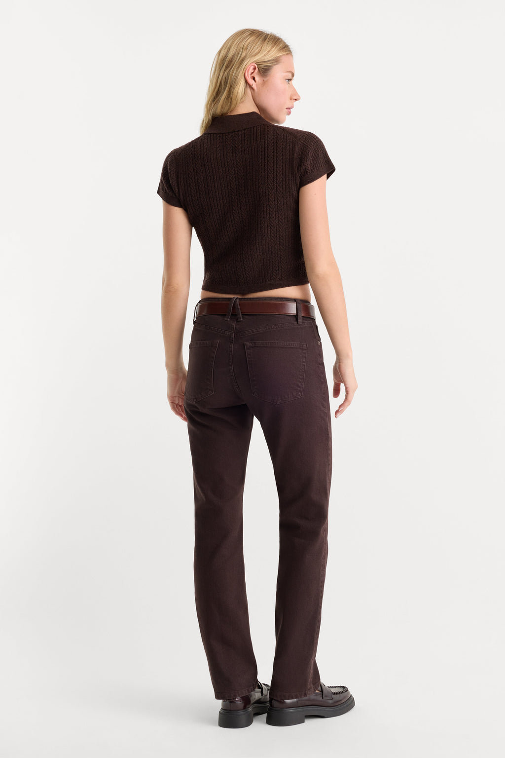 Premium VINTAGE STRAIGHT JEANS ESPRESSO