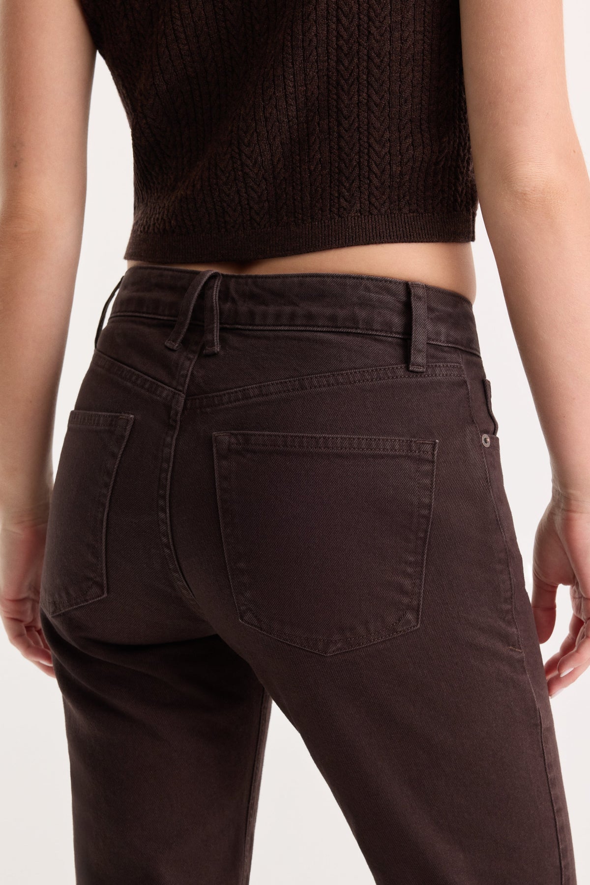 Premium VINTAGE STRAIGHT JEANS ESPRESSO