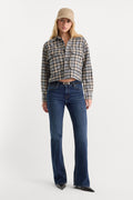 Premium GOOD LOW RISE BOOTCUT JEANS UMBER
