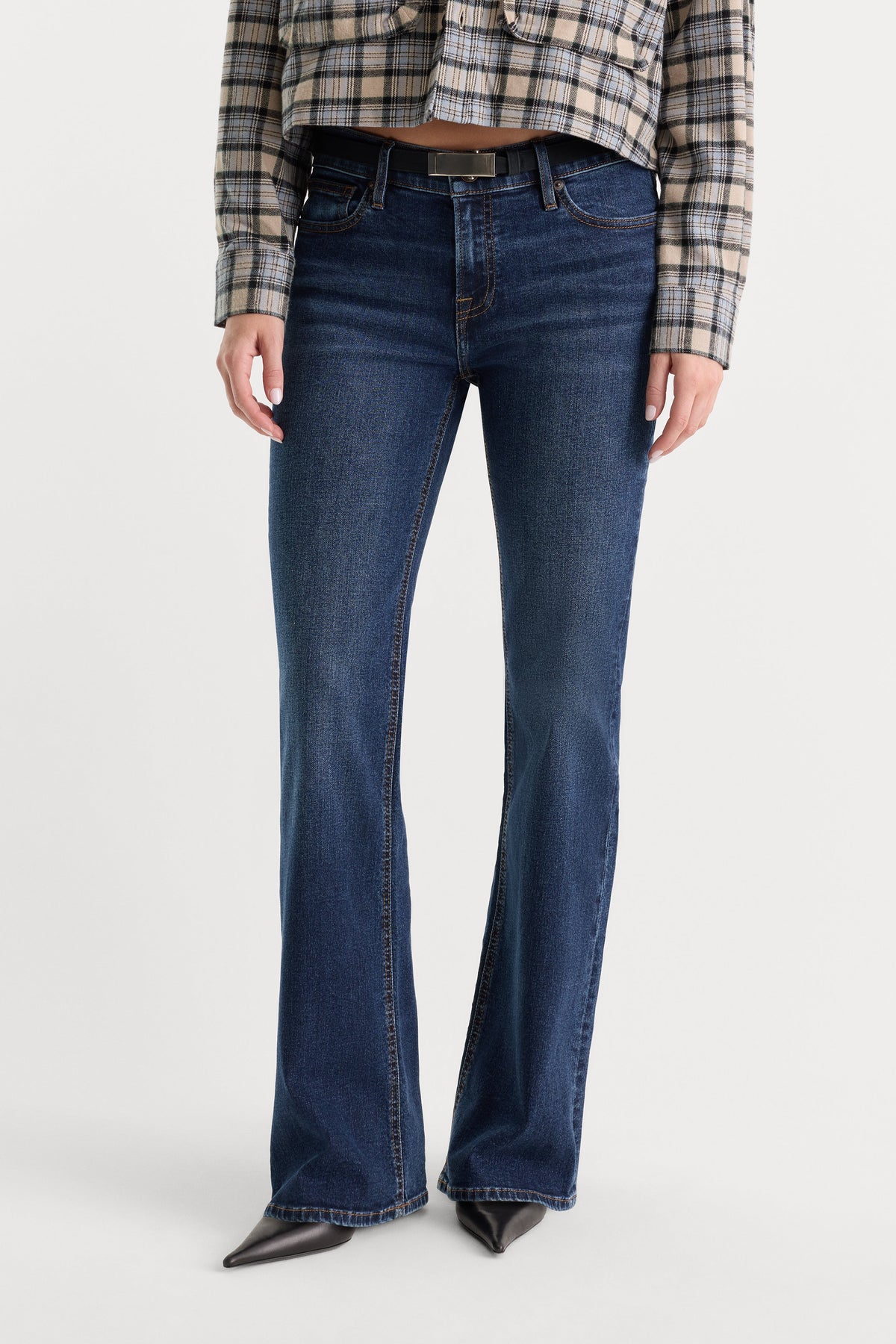 Premium GOOD LOW RISE BOOTCUT JEANS UMBER