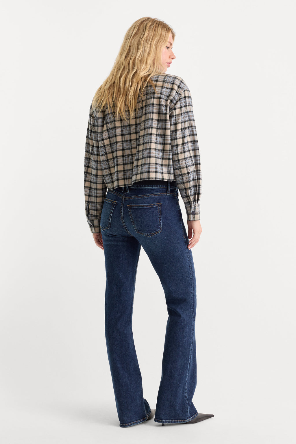 Premium GOOD LOW RISE BOOTCUT JEANS UMBER