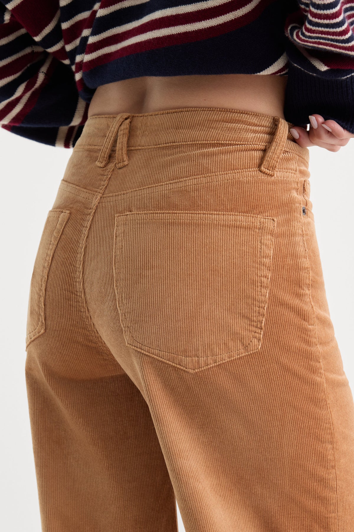 Premium VINTAGE WIDE CORDUROY PANT CAFE CLAY