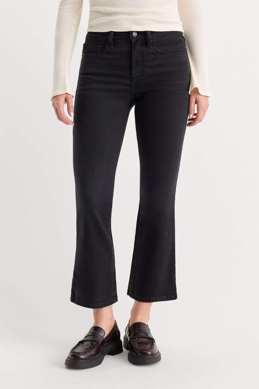 Premium GOOD LEGS CROP MINI BOOT JEANS TYRE