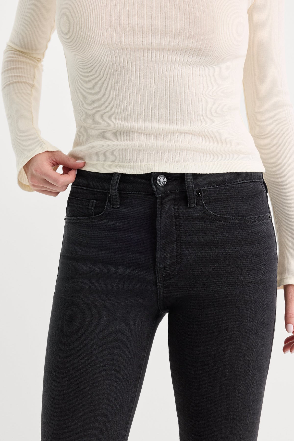 Premium GOOD LEGS CROP MINI BOOT JEANS TYRE