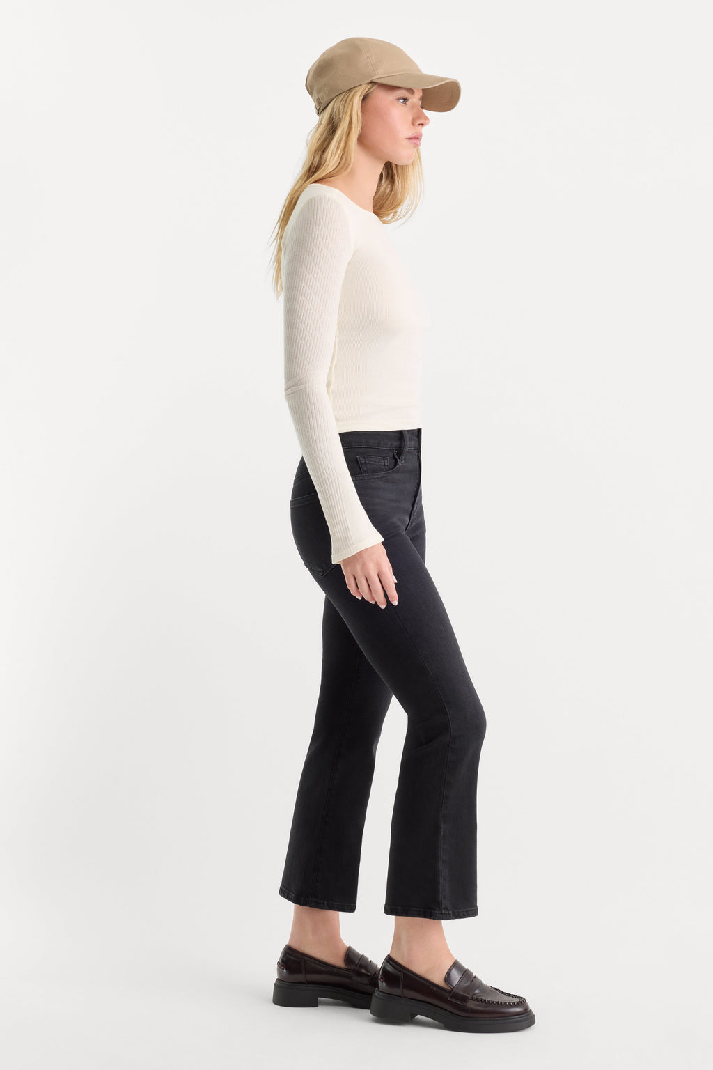 Premium GOOD LEGS CROP MINI BOOT JEANS TYRE