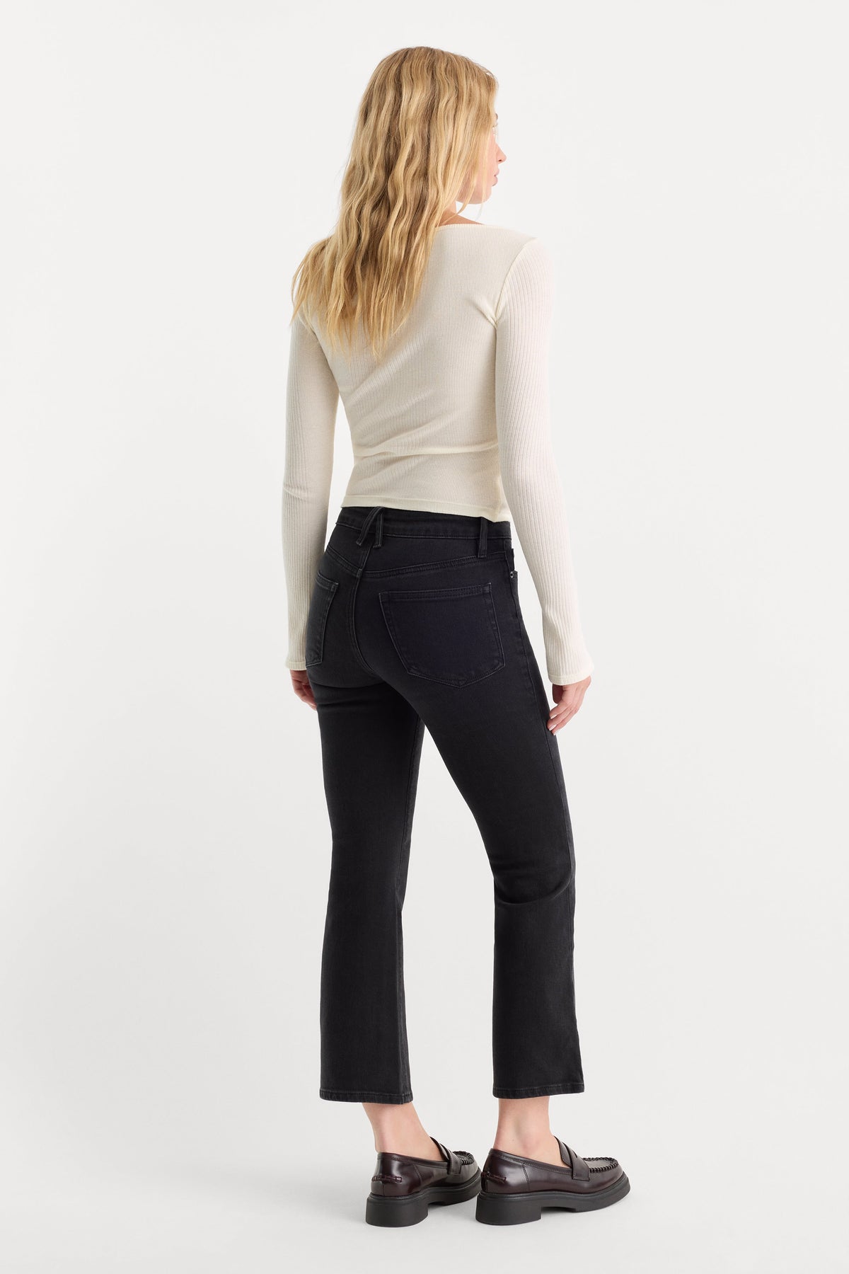 Premium GOOD LEGS CROP MINI BOOT JEANS TYRE