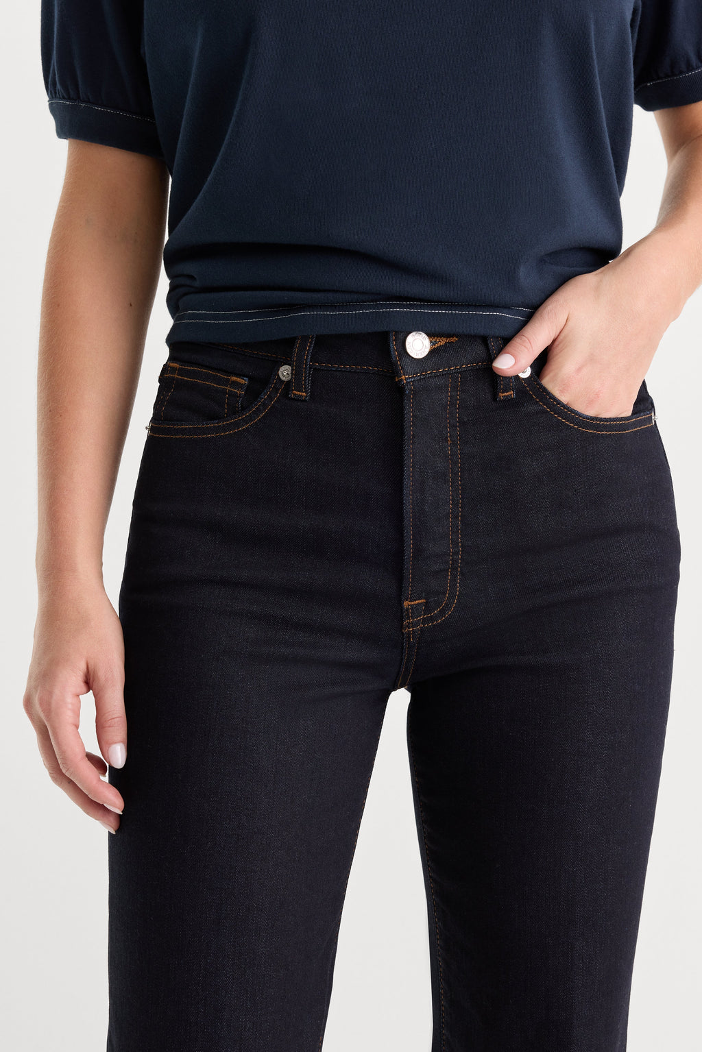 Premium GOOD TRUE STRAIGHT JEANS RINSE