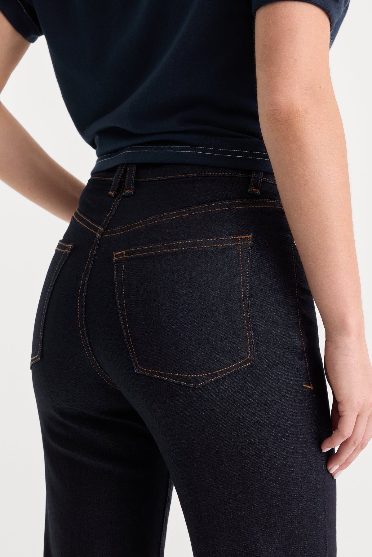 Premium GOOD TRUE PETITE STRAIGHT JEANS RINSE
