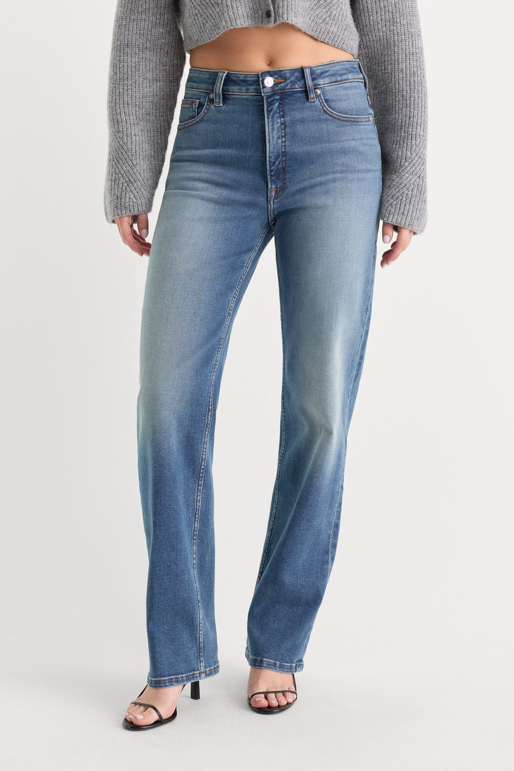 Premium GOOD TRUE STRAIGHT JEANS CRESTVIEW