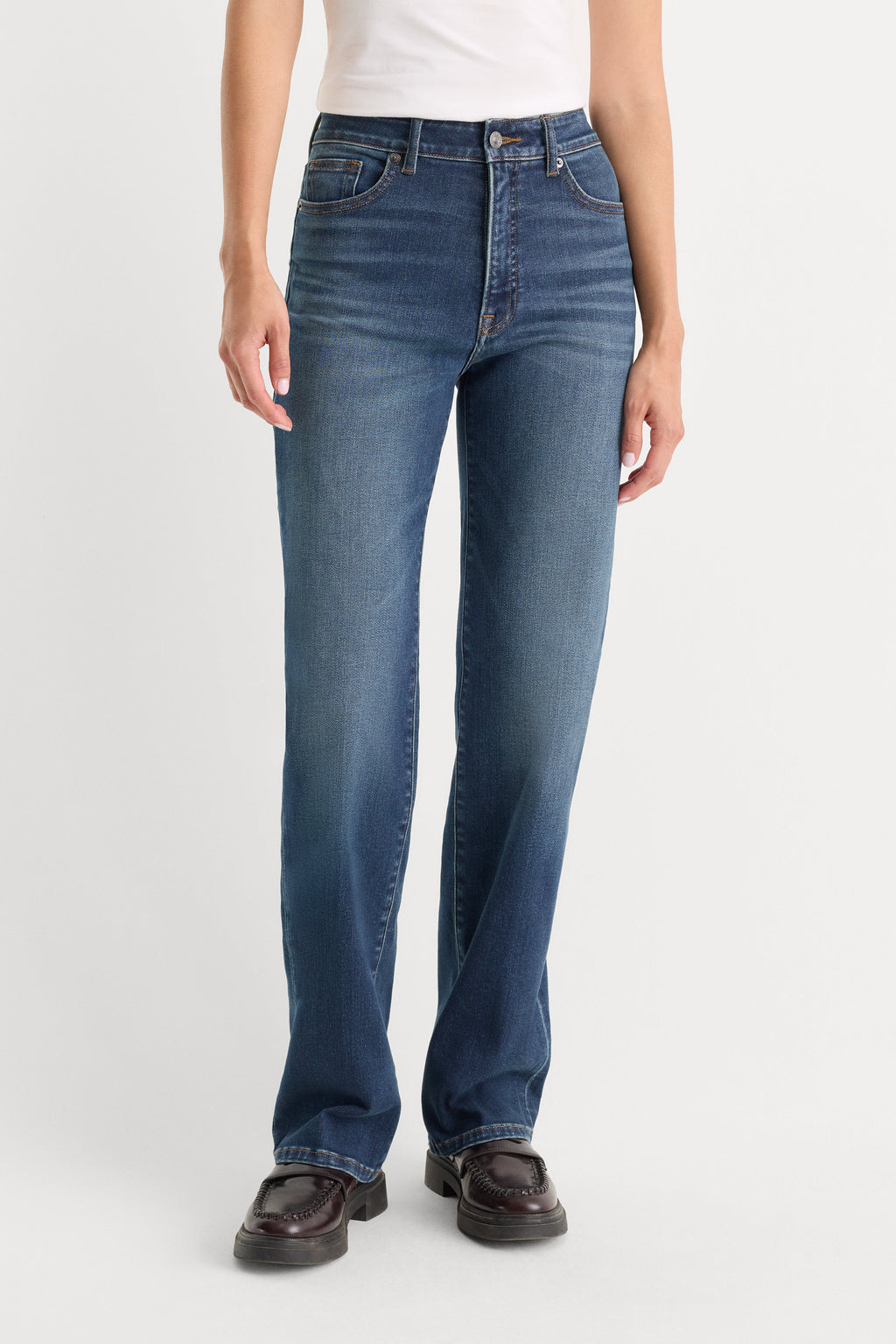 Premium GOOD TRUE STRAIGHT JEANS LYRIC