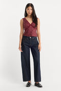Premium VINTAGE BARREL ANKLE JEANS RINSE
