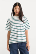 Premium THE BODEGA TEE FOREST MULTI STRIPE
