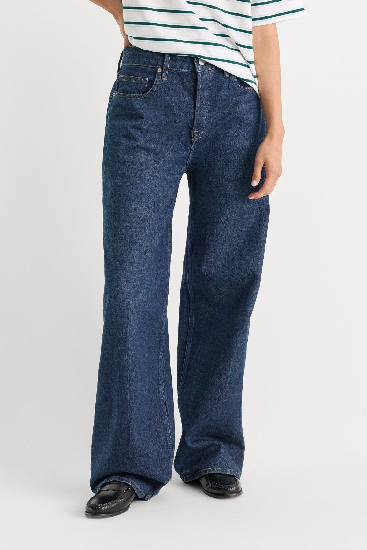 Premium VINTAGE WIDE JEANS QUIRK