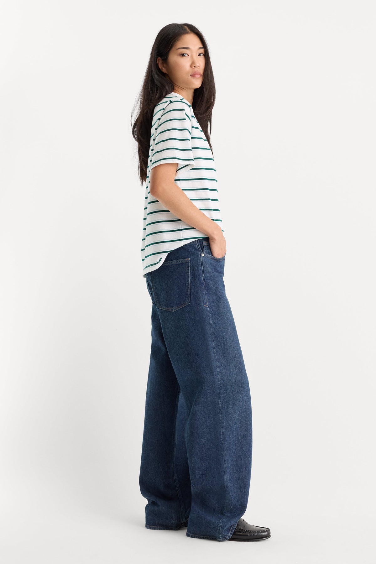 Premium VINTAGE WIDE JEANS QUIRK