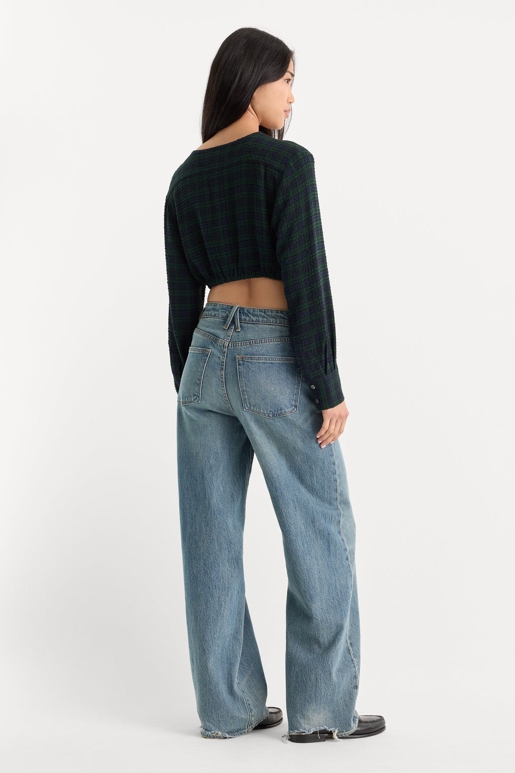 Premium VINTAGE WIDE JEANS OAK