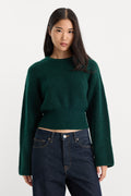 Premium THE CHUNKY KNIT SWEATER FOREST GREEN